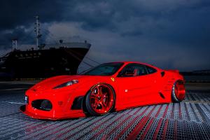 Ferrari F430 WideBody by Liberty Walk on Forgiato Wheels (S216) 2017 года